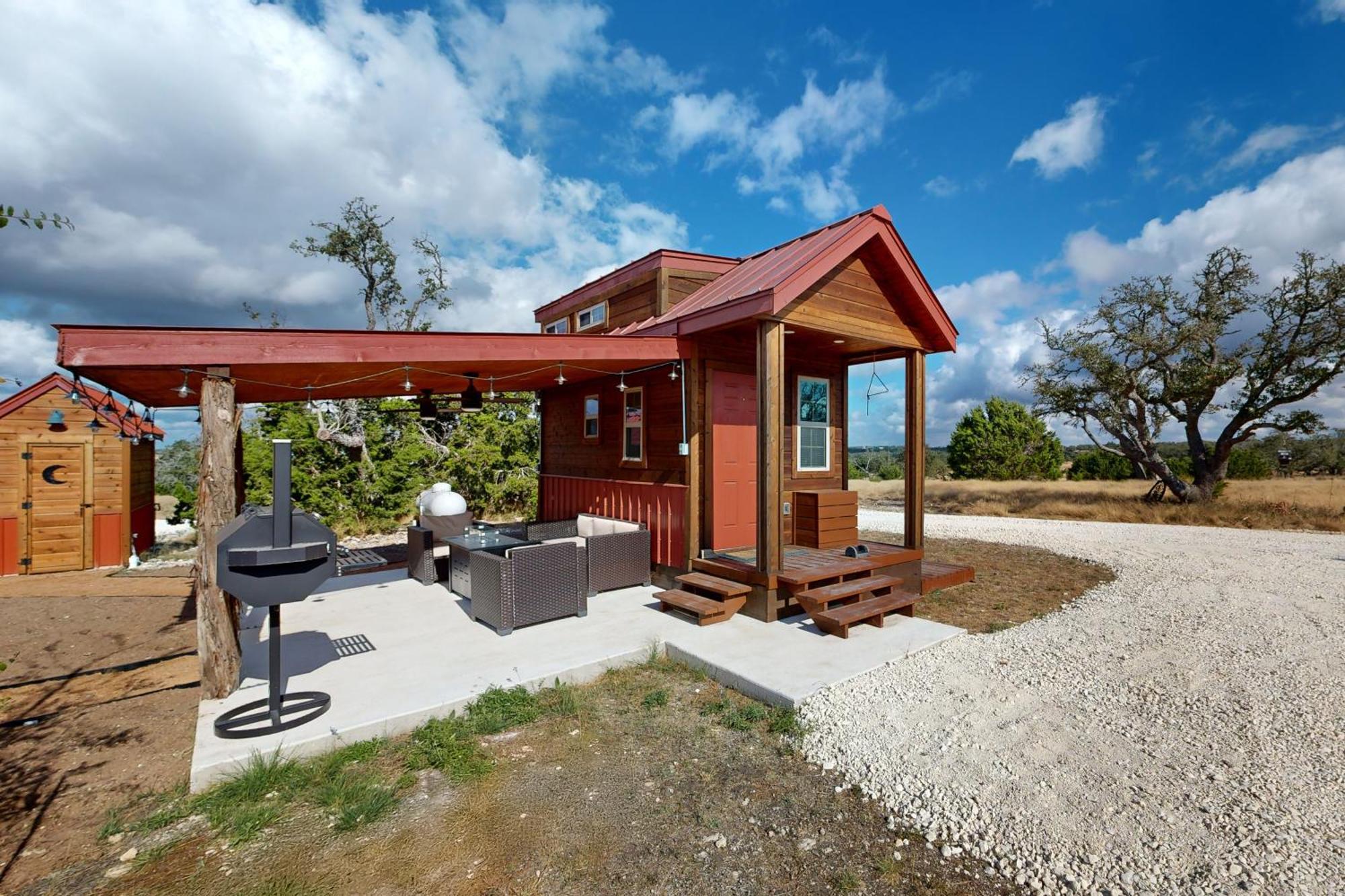 Red Cabin On The Ranch Hotell Harper Eksteriør bilde